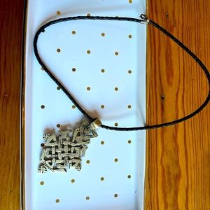 vintage handcrafted Nigerian silver necklace
